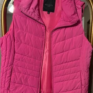 Talbots Vibrant Pink Vest